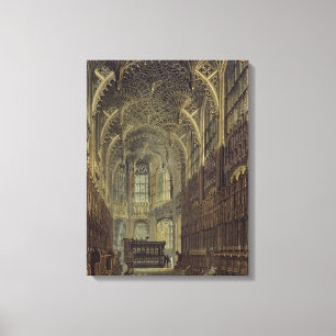 Henry de zevende kapel, bord 8 van 'Westminste' Canvas Afdruk