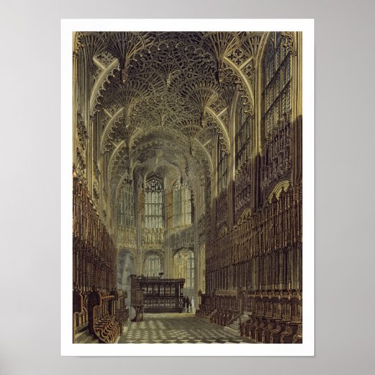 Henry de zevende kapel, bord 8 van 'Westminste' Poster (Voorkant)