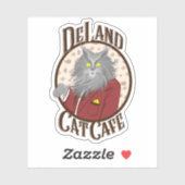 Henry DeCat in het rood Sticker (Vel)