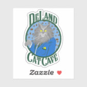 Henry DeCat sticker in het blauw (Vel)