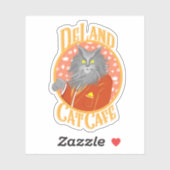 Henry DeCat sticker in het geel (Vel)