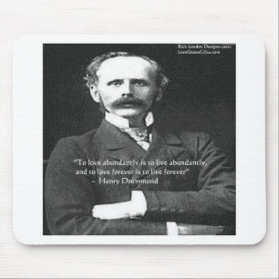 Henry Drummond "Love 4Ever" Liefdescadeaus Muismat