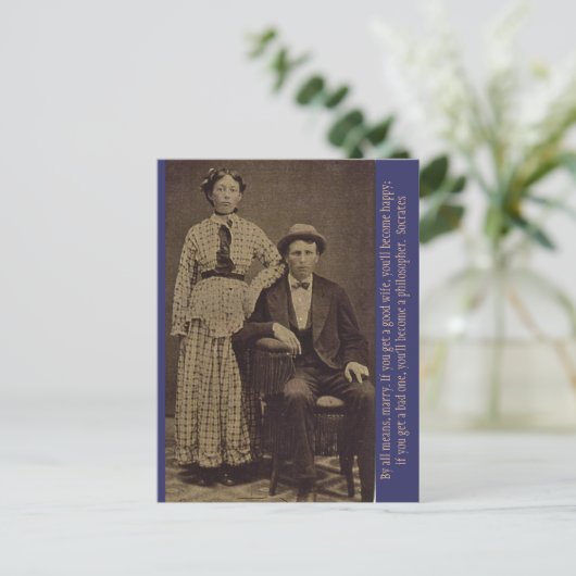 Henry & Elizabeth (SCHNELL) RUPP of York Co., PA Briefkaart (Staand voorkant)