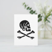 Henry Elke authentieke piratenvlag Briefkaart (Staand voorkant)