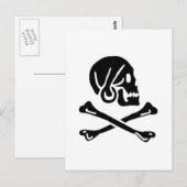 Henry Elke authentieke piratenvlag Briefkaart (Voorkant / Achterkant)
