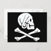 Henry Elke authentieke piratenvlag Briefkaart (Voorkant / Achterkant)
