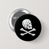 Henry Elke authentieke piratenvlag Ronde Button 5,7 Cm (Voorkant /achterkant)