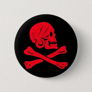 Henry Elke-Red Ronde Button 5,7 Cm