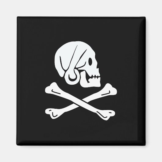Henry Elke vlag Pirate Flag Magneet (Voorkant)