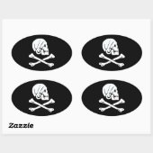 Henry Elke vlag Pirate Flag Ovale Sticker (Vel)