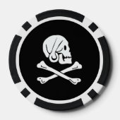 Henry Elke vlag Pirate Flag Poker Chips (Achterkant)