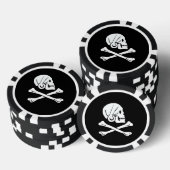 Henry Elke vlag Pirate Flag Poker Chips (Opstapeling)
