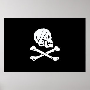 Henry Elke vlag Pirate Flag Poster