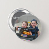 Henry en Eli Ronde Button 5,7 Cm (Voorkant /achterkant)