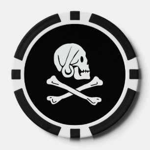 Henry Every Vlag Piraat Vlag Poker Chips
