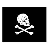 Henry Every Vlag Piratenvlag Rubberstempel (Afrduk)