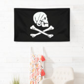 Henry Every Vlag Piratenvlag Spandoek (Insitu)