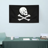 Henry Every Vlag Piratenvlag Spandoek (Beurs)