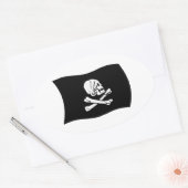Henry Every Vlagsticker Ovale Sticker (Envelop)