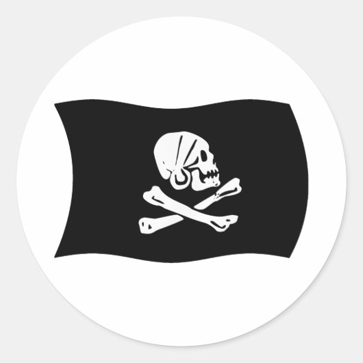 Henry Every Vlagsticker Ronde Sticker (Voorkant)