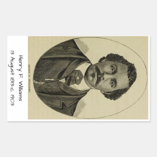 Henry F. Williams Rechthoekige Sticker (Voorkant)