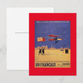 Henry Farman Flies op Issy-les-Moulineaux Briefkaart (Voorkant / Achterkant)