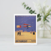 Henry Farman Flies op Issy-les-Moulineaux Briefkaart (Staand voorkant)