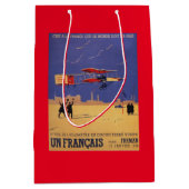 Henry Farman Flies op Issy-les-Moulineaux Medium Cadeauzakje (Voorkant)