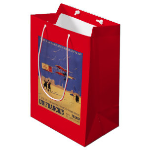 Henry Farman Flies op Issy-les-Moulineaux Medium Cadeauzakje
