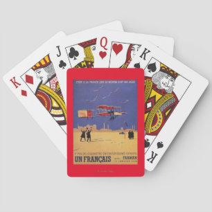 Henry Farman Flies op Issy-les-Moulineaux Pokerkaarten
