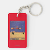 Henry Farman Flies op Issy-les-Moulineaux Sleutelhanger (achterkant)