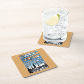 Henry Farman vliegt met het Poster van de Flying M Kartonnen Onderzetters (Insitu)