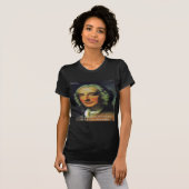 Henry Fielding "Als geld je God is" citaat T-shirt (Voorkant volledig)