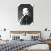 Henry Fielding gegraveerd door Samuel Freeman Canvas Afdruk (Insitu (Slaapkamer))