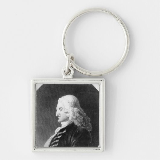 Henry Fielding gegraveerd door Samuel Freeman Sleutelhanger (Voorkant)