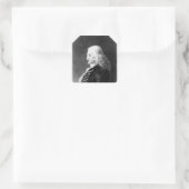 Henry Fielding gegraveerd door Samuel Freeman Vierkante Sticker (Tas)