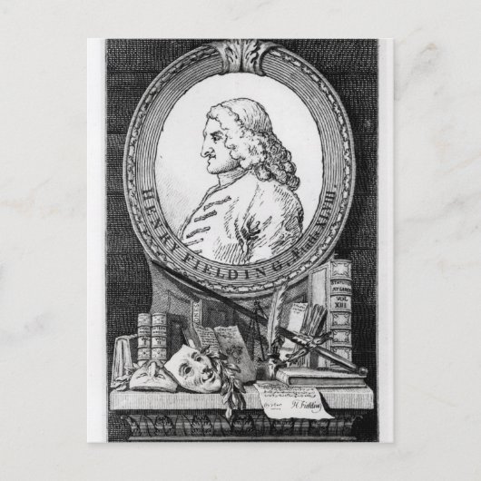 Henry Fielding in de achtenveertigste eeuw Briefkaart (Voorkant)
