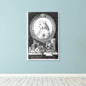 Henry Fielding in de achtenveertigste eeuw Canvas Afdruk (Insitu (Houten vloer))
