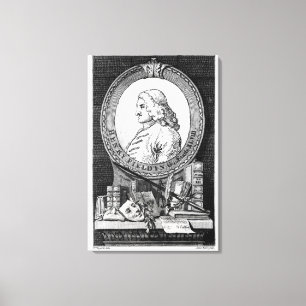 Henry Fielding in de achtenveertigste eeuw Canvas Afdruk