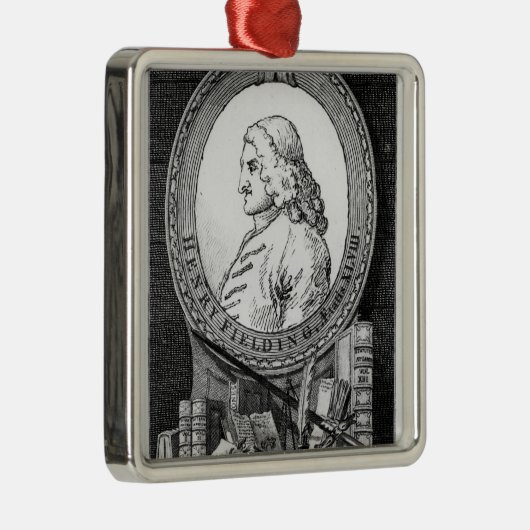 Henry Fielding in de achtenveertigste eeuw Metalen Ornament (Rechts)