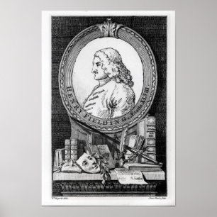 Henry Fielding in de achtenveertigste eeuw Poster