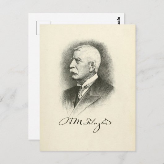 Henry Flagler Briefkaart (Voorkant / Achterkant)