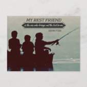 Henry Ford Inspirerend Quote "Beste vriend" Briefkaart (Voorkant)