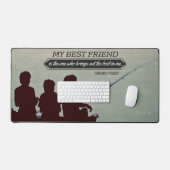 Henry Ford Inspirerend Quote "Beste vriend" Bureaumat (Keyboard & Muis)