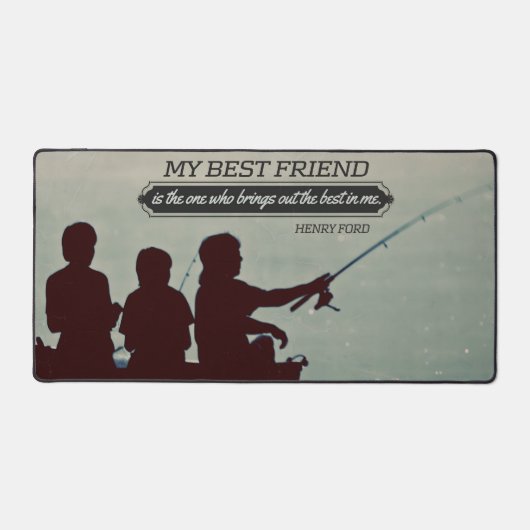 Henry Ford Inspirerend Quote "Beste vriend" Bureaumat (Voorkant)