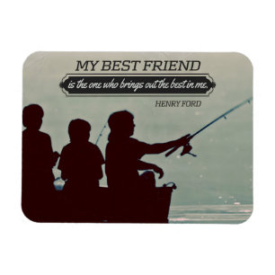 Henry Ford Inspirerend Quote "Beste vriend" Magneet