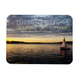 Henry Ford Inspirerend Quote "Zoek een remedie" Magneet