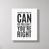 Henry Ford | Inspirerende quote Canvas Afdruk (Voorkant)