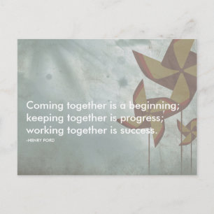 henry ford Succesquote Briefkaart