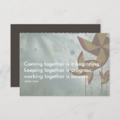 henry ford Succesquote Kaart (Voorkant / Achterkant)